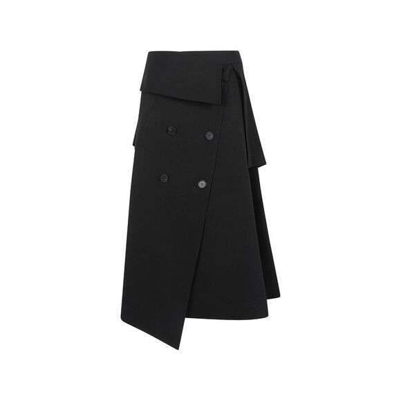 Rohe Dresses & Skirts - Rohe Black Skirts - Asymmetric & Draped Skirts Women